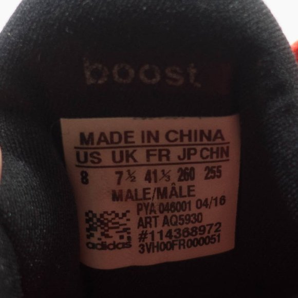 Adidas Ultraboost 2.0 Running Shoes - Men's Size 8 - Picture 10 of 12